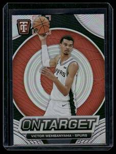 lot 227 image: Victor Wembanyama    2025 Topps Totally Certified On Target #22 San Antonio Spurs Basketball Card
