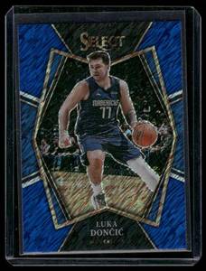 lot 231 image: Luka Doncic    2021 Panini Select Premier Level #117 Dallas Mavericks Basketball Card