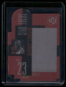 lot 236 image: Michael Jordan    1997 Upper Deck UD3 Star Focus #23 Chicago Bulls Basketball Card
