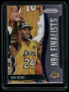 lot 245 image: Kobe Bryant    2019 Panini Prizm NBA Finalists #9 Los Angeles Lakers Basketball Card