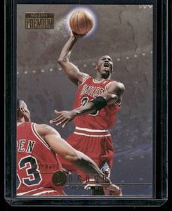lot 255 image: Michael Jordan    1996 SkyBox Premium #16 Chicago Bulls Basketball Card