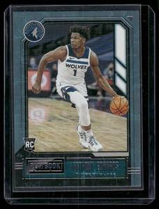 lot 264 image: Anthony Edwards RC   2020 Panini Chronicles #167 Minnesota Timberwolves Basketball Card