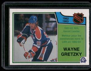lot 119B image: Wayne Gretzky  1983 O-Pee-Chee #216 Edmonton Oilers Hockey Card