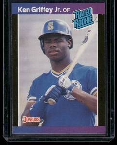lot 45 image: Ken Griffey Jr. RC   1989 Donruss #33 Seattle Mariners Baseball Card