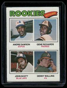 lot 48 image: Andre Dawson RC RC   1977 Topps #473  Baseball Card