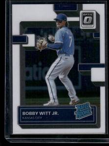 lot 52 image: Bobby Witt Jr. RC   2022 Donruss Optic Rated Rookie #98 Kansas City Royals Baseball Card