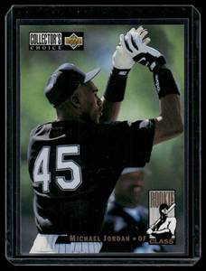 lot 73 image: Michael Jordan RC   1994 Collectors Choice #661 Chicago White Sox Baseball Card