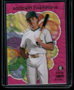 lot 78 image: Druw Jones RC   2023 Upper Deck Platinum Pink Wave Parallel - Splash of Color #SCP-87  Baseball Card
