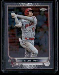 lot 79 image: Shohei Ohtani    2022 Topps Chrome #1 Los Angeles Angels Baseball Card