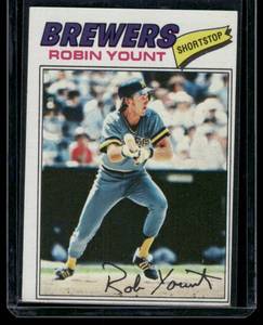 lot 86 image: Robin Yount    1977 Topps #635 Milwaukee Brewers Baseball Card