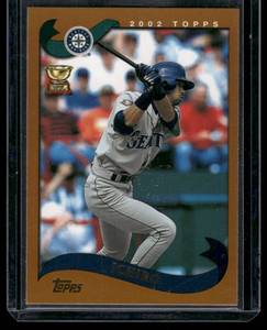 lot 90 image: Ichiro    2002 Topps Rookie Cup #225 Seattle Mariners Baseball Card