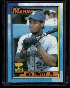 lot 92 image: Ken Griffey Jr.    1990 Topps Rookie Cup #336 Seattle Mariners Baseball Card