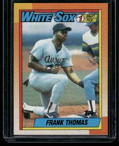 lot 93 image: Frank Thomas RC   1990 Topps #414 Chicago White Sox Baseball Card