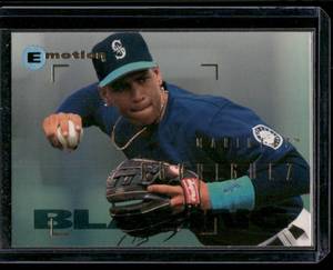 lot 96 image: Alex Rodriguez    1995 Skybox Blazing Skybox Emotion #82 Seattle Mariners Baseball Card