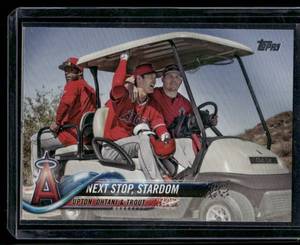 lot 113 image: Shohei Ohtani    2018 Topps Update #US158 Los Angeles Angels Baseball Card