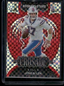 lot 135 image: Josh Allen    2022 Panini Rookies & Stars Crusade #CR-2 Buffalo Bills Football Card
