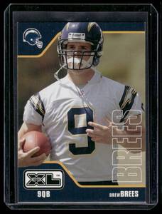 lot 153 image: Drew Brees    2002 Upper Deck XL #380 San Diego Chargers Football Card