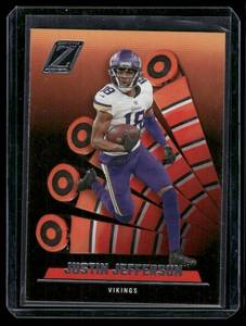 lot 176 image: Justin Jefferson    2022 Zenith #51 Minnesota Vikings Football Card
