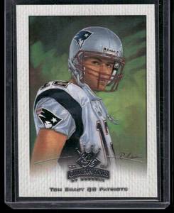lot 177 image: Tom Brady    2002 Donruss Gridiron Kings #55 New England Patriots Football Card