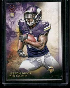 lot 179 image: Stefon Diggs RC   2015 Topps Valor #197 Minnesota Vikings Football Card
