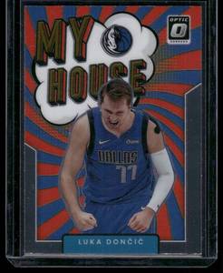 lot 208 image: Luka Doncic    2022 Donruss Optic My Rittenhouse WNBA #1 Dallas Mavericks Basketball Card