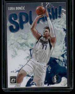 lot 212 image: Luka Doncic    2022 Donruss Optic Elite SPLASH #4 Dallas Mavericks Basketball Card