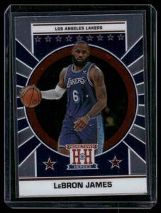 lot 214 image: LeBron James    2021 Chronicles Hometown Heroes #663 Los Angeles Lakers Basketball Card