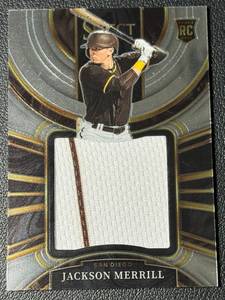 lot 30A image: Jackson Merrill RC Relic 2023 Select #PJS-JM Rookie Baseball Card