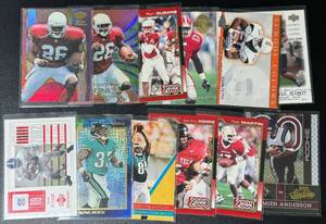 lot 41A image: Numbered and Rookies 12 Card Football Lot