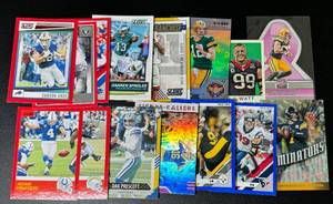 lot 50A image: 15 Card Star Insert  Parallel Football Card Lot