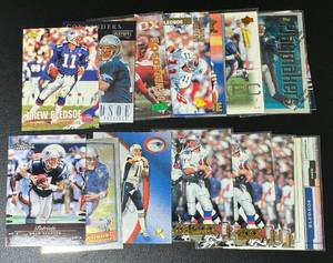 lot 55A image: 17 Card Drew Bledsoe Football Card Lot