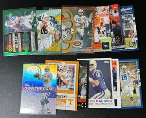lot 63A image: Peyton Manning 13 Card Football Lot