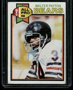 lot 62B image: Walter Payton  1979 Topps #480 Chicago Bears Football Card