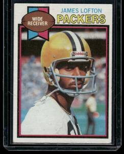 lot 63B image: James Lofton RC 1979 Topps #310 Green Bay Packers Football Card