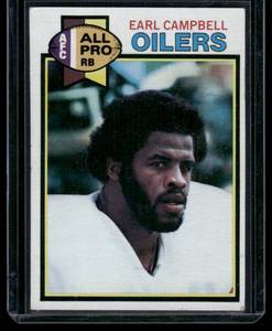 lot 64B image: Earl Campbell RC 1979 Topps #390 Houston Oilers Football Card