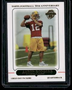 lot 68B image: Aaron Rodgers  2012 Topps Rookie Reprint #431 Green Bay Packers Football Card