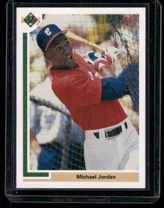 lot 12B image: Michael Jordan RC 1991 Upper Deck SP #SP1 Chicago White Sox Baseball Card