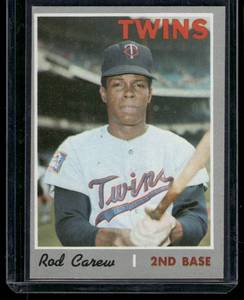 lot 80B image: Rod Carew  1970 Topps #290 Minnesota Twins Baseball Card