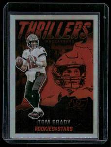 lot 88B image: Tom Brady  2022 Rookies & Stars Thrillers #TH-4 Tampa Bay Buccaneers Football Card