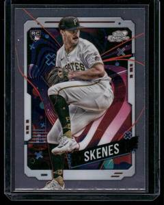 lot 14B image: Paul Skenes RC 2024 Topps Chrome Cosmic #30 Pittsburgh Pirates Baseball Card
