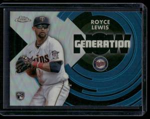 lot 37B image: Royce Lewis RC 2022 Topps Chrome Update Generation Now #GNC-12 Minnesota Twins Baseball Card