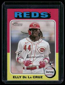 lot 99B image: Elly De La Cruz RC 2024 Topps Heritage #473 Cincinnati Reds Baseball Card