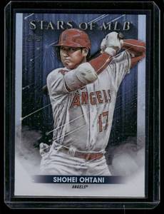 lot 107B image: Shohei Ohtani  2021 Topps Stars of the MLB #SMLB-24 Los Angeles Angels Baseball Card