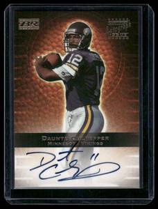 lot 29B image: Daunte Culpepper Auto  2000 Bowman Reserve Autographs #DC Minnesota Vikings Football Card