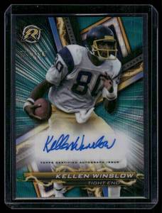 lot 44B image: Kellen Winslow Auto 149  2024 Topps Composite Resugence #BA-KWI San Diego Chargers Football Card