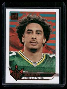 lot 111B image: Jordan Love  2024 Donruss Gridiorn Kings #9 Green Bay Packers Football Card