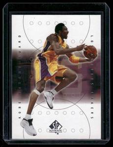 lot 56B image: Kobe Bryant  2001 Upper Deck SP Authentic #39 Los Angeles Lakers Basketball Card