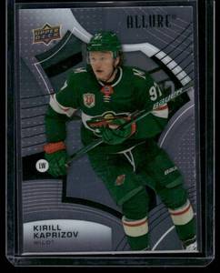 lot 22B image: Kirill Kaprizov  2021 Upper Deck Allure #40 Minnesota Wild Hockey Card