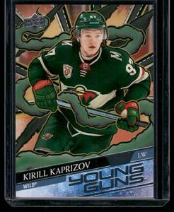 lot 51B image: Kirill Kaprizov  2024 Upper Deck Young Guns Renewed (Series Two) #451 Minnesota Wild Hockey Card