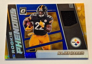 lot 53C image: Najee Harris Relic RC 2021 Donruss Optic Rookie Phenoms #RPH-13 Football Card